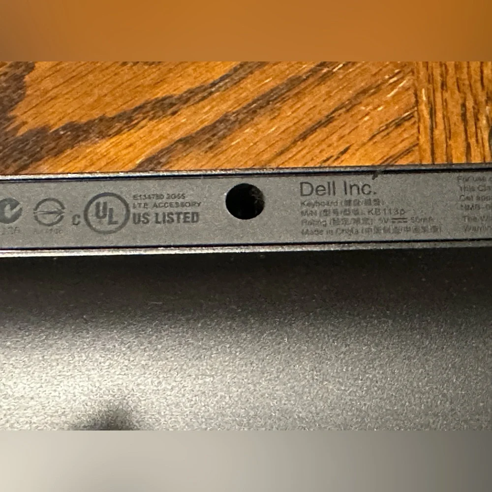 Dell Slim Wired USB Keyboard KB-113P.